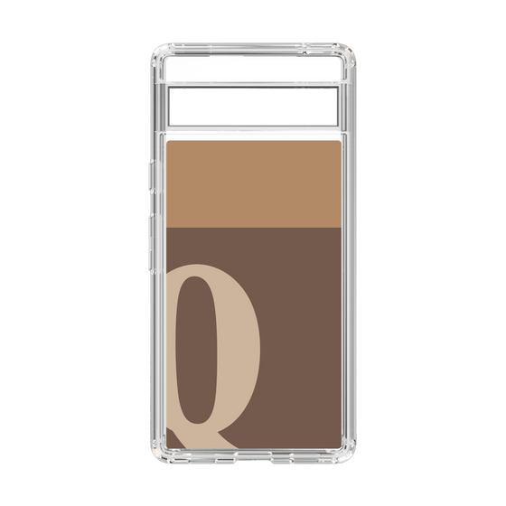 Slim Protection Case［ Original - initial two tone - Q brown ］