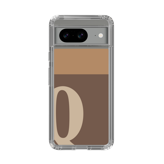 Slim Protection Case［ Original - initial two tone - Q brown ］