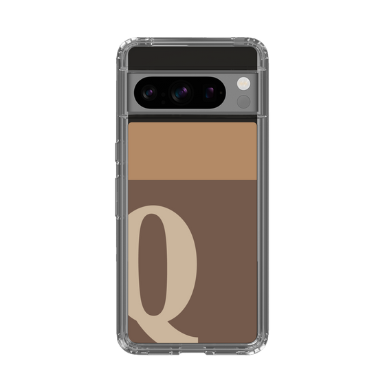 Slim Protection Case［ Original - initial two tone - Q brown ］