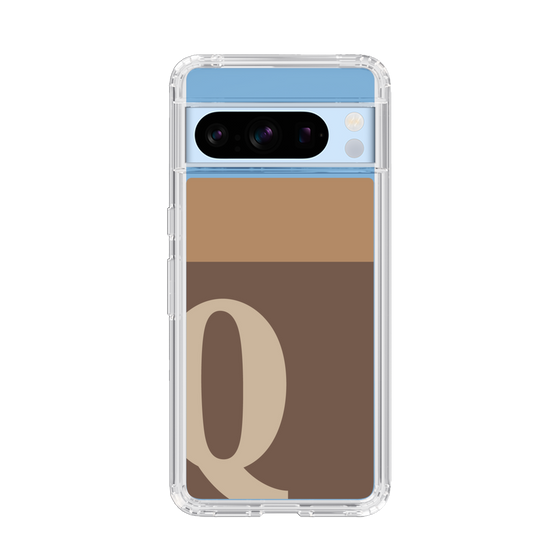 Slim Protection Case［ Original - initial two tone - Q brown ］