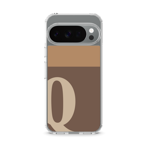 Slim Protection Case［ Original - initial two tone - Q brown ］