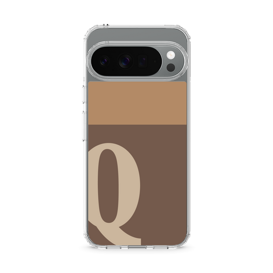 Slim Protection Case［ Original - initial two tone - Q brown ］
