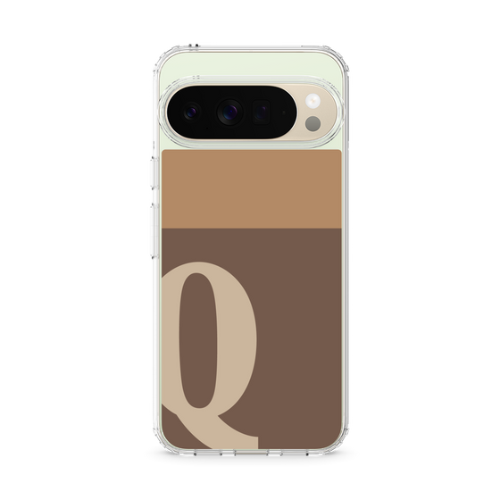 Slim Protection Case［ Original - initial two tone - Q brown ］