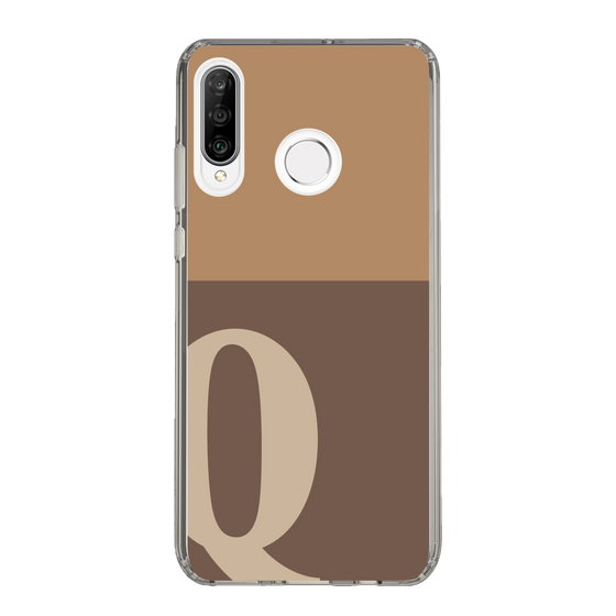 Slim Protection Case［ Original - initial two tone - Q brown ］