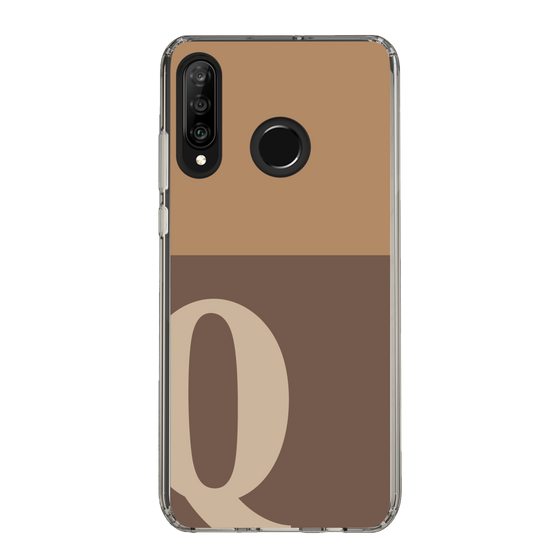 Slim Protection Case［ Original - initial two tone - Q brown ］