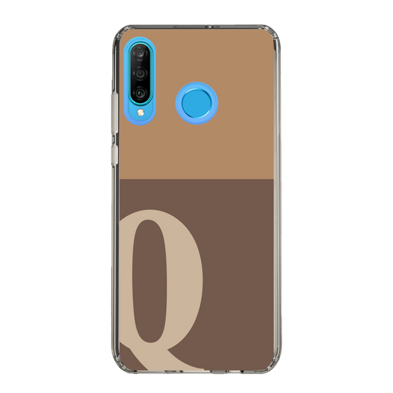 Slim Protection Case［ Original - initial two tone - Q brown ］