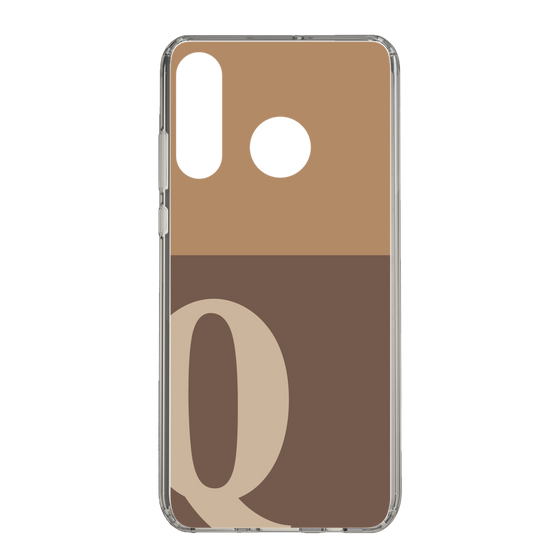 Slim Protection Case［ Original - initial two tone - Q brown ］