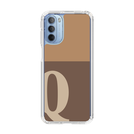 Slim Protection Case［ Original - initial two tone - Q brown ］