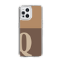 Slim Protection Case［ Original - initial two tone - Q brown ］