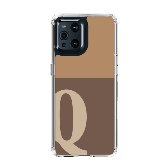 Slim Protection Case［ Original - initial two tone - Q brown ］