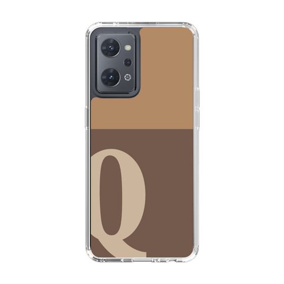 Slim Protection Case［ Original - initial two tone - Q brown ］