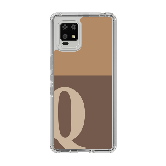 Slim Protection Case［ Original - initial two tone - Q brown ］