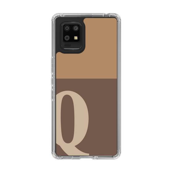 Slim Protection Case［ Original - initial two tone - Q brown ］