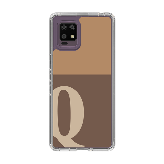 Slim Protection Case［ Original - initial two tone - Q brown ］