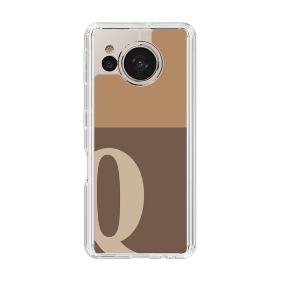 Slim Protection Case［ Original - initial two tone - Q brown ］