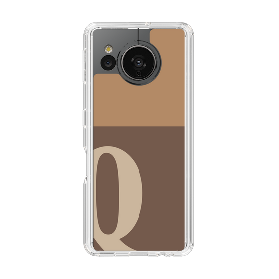 Slim Protection Case［ Original - initial two tone - Q brown ］