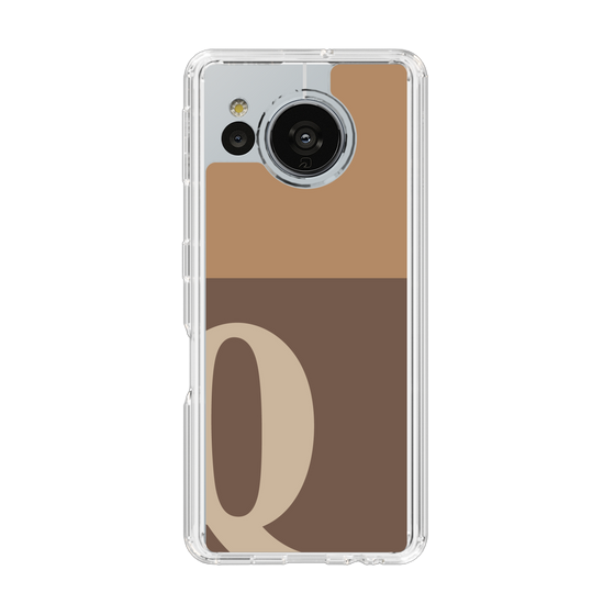 Slim Protection Case［ Original - initial two tone - Q brown ］