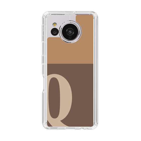 Slim Protection Case［ Original - initial two tone - Q brown ］