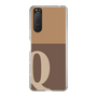 Slim Protection Case［ Original - initial two tone - Q brown ］