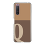 Slim Protection Case［ Original - initial two tone - Q brown ］
