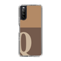 Slim Protection Case［ Original - initial two tone - Q brown ］