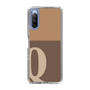 Slim Protection Case［ Original - initial two tone - Q brown ］