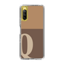 Slim Protection Case［ Original - initial two tone - Q brown ］