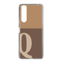 Slim Protection Case［ Original - initial two tone - Q brown ］