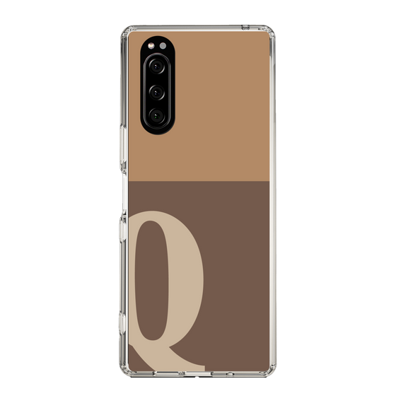 Slim Protection Case［ Original - initial two tone - Q brown ］