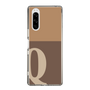Slim Protection Case［ Original - initial two tone - Q brown ］