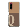 Slim Protection Case［ Original - initial two tone - Q brown ］