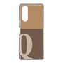 Slim Protection Case［ Original - initial two tone - Q brown ］