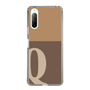 Slim Protection Case［ Original - initial two tone - Q brown ］