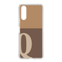 Slim Protection Case［ Original - initial two tone - Q brown ］