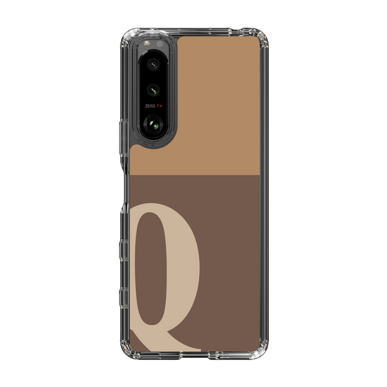 Slim Protection Case［ Original - initial two tone - Q brown ］