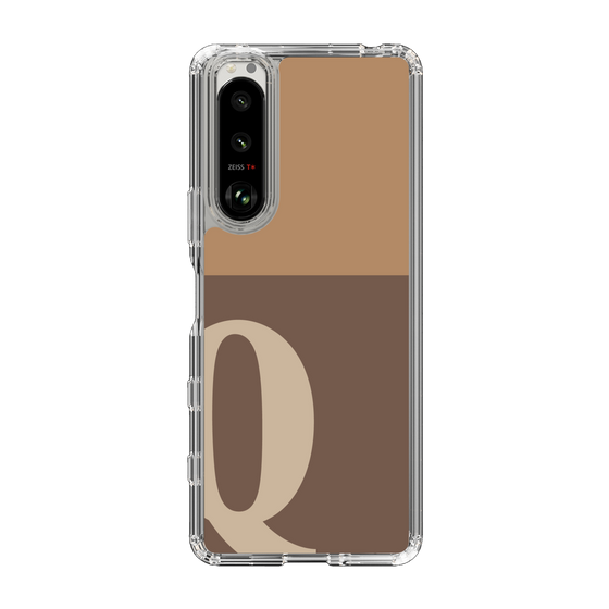 Slim Protection Case［ Original - initial two tone - Q brown ］