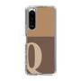 Slim Protection Case［ Original - initial two tone - Q brown ］