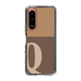 Slim Protection Case［ Original - initial two tone - Q brown ］