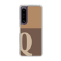Slim Protection Case［ Original - initial two tone - Q brown ］