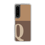 Slim Protection Case［ Original - initial two tone - Q brown ］