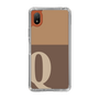 Slim Protection Case［ Original - initial two tone - Q brown ］