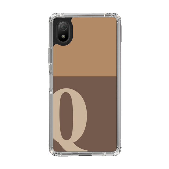 Slim Protection Case［ Original - initial two tone - Q brown ］