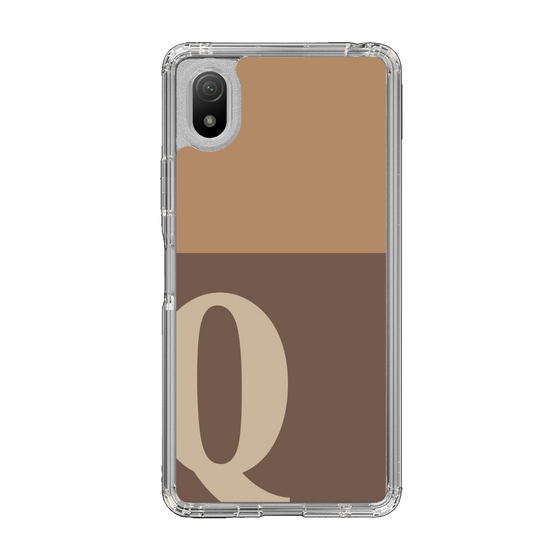Slim Protection Case［ Original - initial two tone - Q brown ］