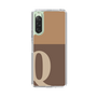 Slim Protection Case［ Original - initial two tone - Q brown ］
