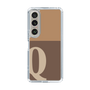 Slim Protection Case［ Original - initial two tone - Q brown ］