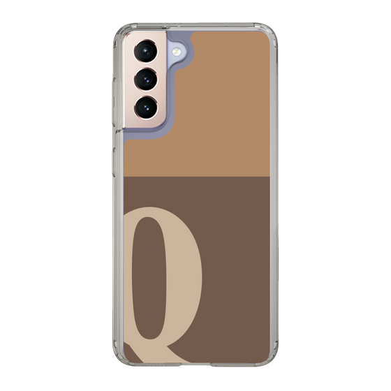 Slim Protection Case［ Original - initial two tone - Q brown ］