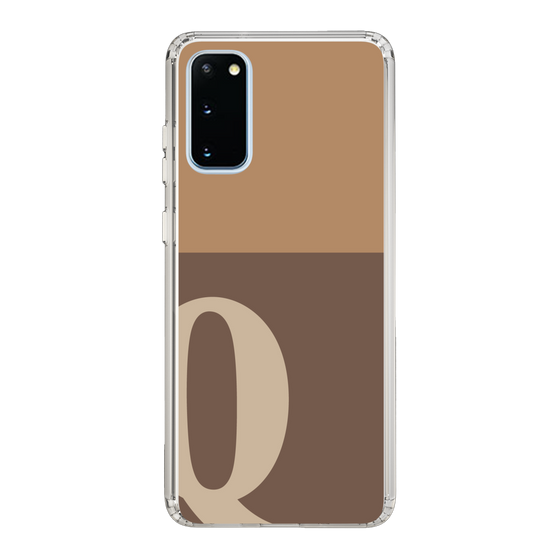 Slim Protection Case［ Original - initial two tone - Q brown ］