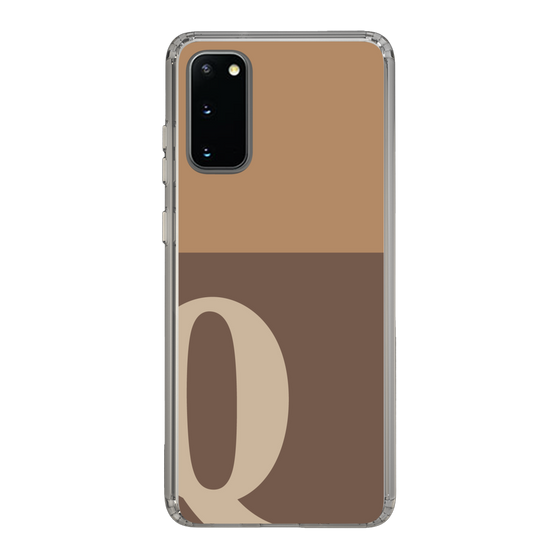 Slim Protection Case［ Original - initial two tone - Q brown ］