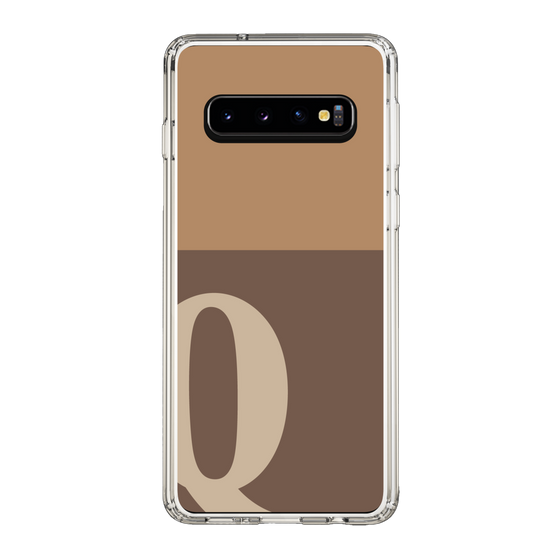 Slim Protection Case［ Original - initial two tone - Q brown ］