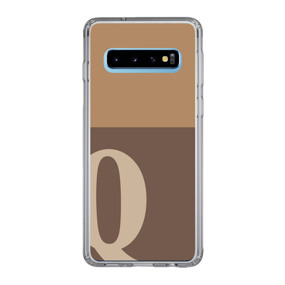Slim Protection Case［ Original - initial two tone - Q brown ］
